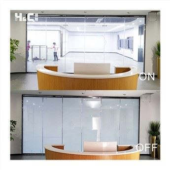 Växlingsbart glas med skjutdörr